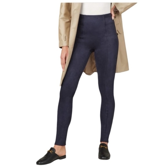 SPANX | Women’s Faux Suede Leggings Size Small - Picture 1 of 8